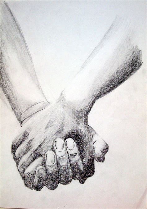 Sketches Of Couples Holding Hands At PaintingValley Com Explore