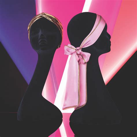 Silk Hair Scarf Pink Limited Edition Ss20 Balmain Paris Hair Couture