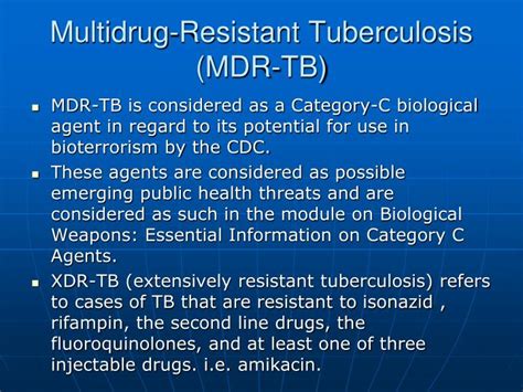 ppt multidrug resistant tuberculosis what nurses should know powerpoint presentation id 85462