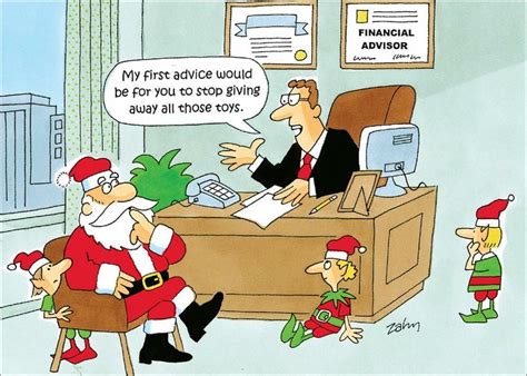 An Advice To Santa From A Financial Adviser Funny Holiday Greeting