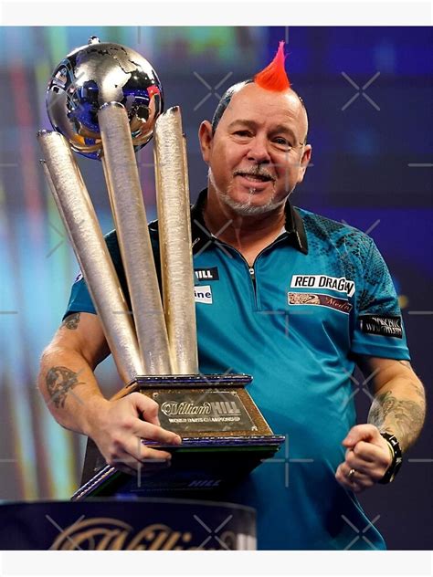The Best Man Ever The King Peter Wright Dart World Champion Poster By