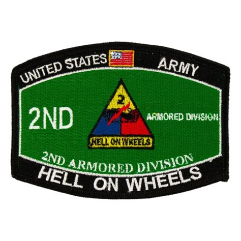 2nd Armored Division Patch Flying Tigers Surplus