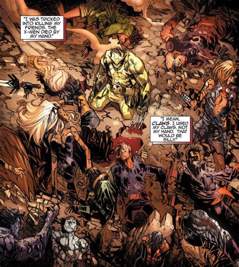 Mass murderers kill two or more people in one incident in one location. What happened to all the X-Men and many other mutants in ...