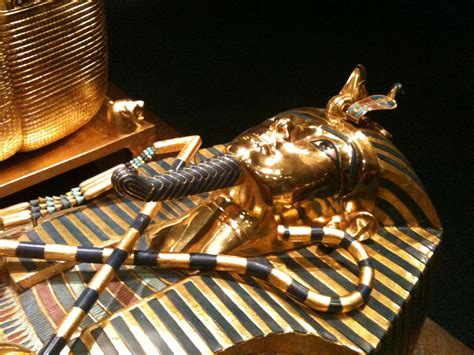 Golden Coffin Of King Tutankhamun It Is Made Of Solid Gold And Weighs