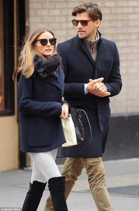 Olivia Palermo Has Lunch With Fiancé Johannes Huebl In New York Daily