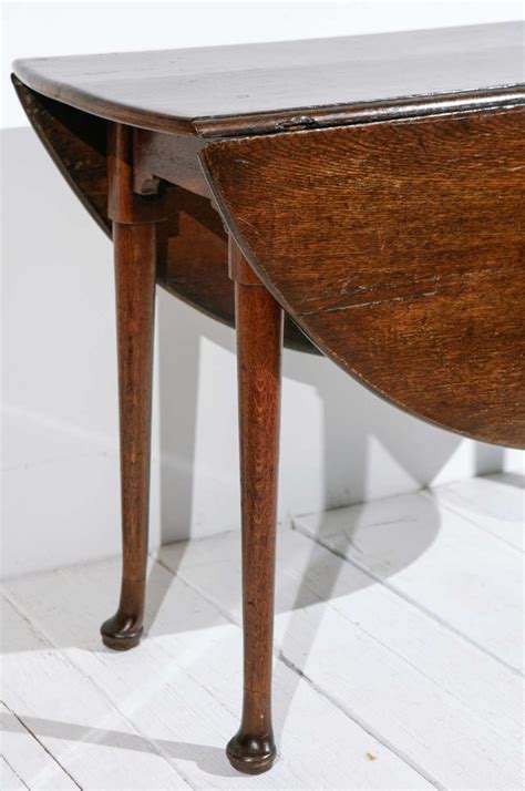 Shop wayfair for the best drop leaf coffee table. Queen Anne Walnut Drop Leaf Round Dining Table and Console ...