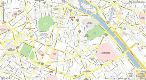 Street Map Of Paris France Printable Printable Maps