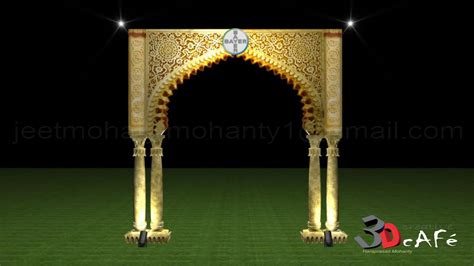Haraprasad Mohanty 3d Artist Entrance Arch Design