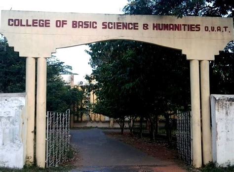 College Of Basic Science And Humanities Bhubaneswar Alchetron The