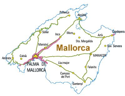 Desde sus pueblecitos y sus municipios, a sus. Mapa De Mallorca Con Sus Pueblos | Mapa