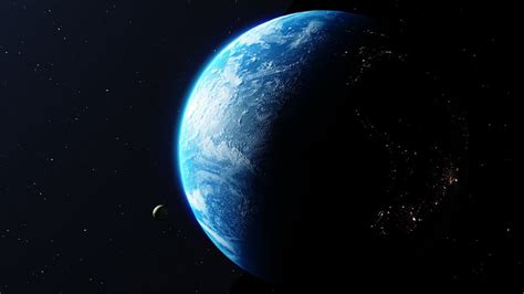 Free 4k Footage Earth Rotating In Space Live Wallpaperfree