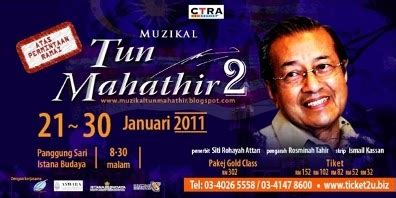 Contact kuasa seni on messenger. Ujana Ilham Ainol: Teater Muzikal Tun Mahathir 2