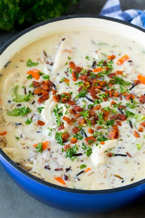 Then add the flour and stir well. Chicken and Wild Rice Soup - Dinner at the Zoo