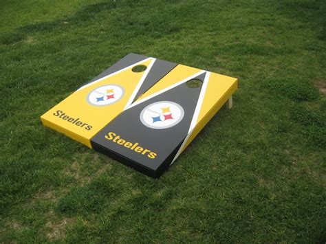 Pittsburgh Steelers Cornhole Boards And By Custombackyardgames