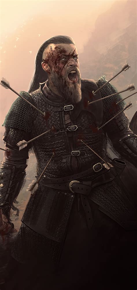 1080x2280 Ragnar Lothbrok Assassins Creed Valhalla Artwork 4k One Plus