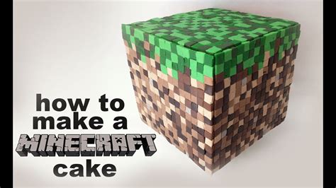 minecraft cake recipe tutorial   ann reardon   cook  youtube