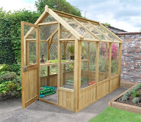 Forest Vale 6 X 8 Ft Victorian Greenhouse Wooden Greenhouses Modern
