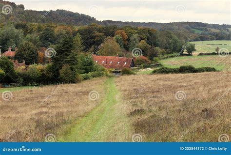 An English Rural Landscape In The Chiltern Hills Stock Photo Image Of