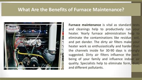 Ppt What Are The Benefits Of Furnace Maintenance Powerpoint