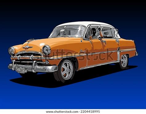 Classic Car Vector Template Graphic Design Stock Vector Royalty Free 2204418995 Shutterstock