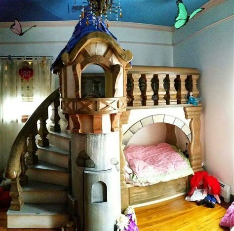 Some disney themed rooms i painted based on disney home decor & behr paint designs they disney princess and rapunzel tangled themed kids room. Princess bed | Interior designs | Pinterest | Rapunzel ...