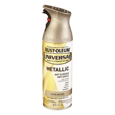 Shop metallic online at acehardware.com and get free store pickup at your neighborhood ace. Rust-Oleum Universal Satin Nickel Metallic Spray Paint 11 ...
