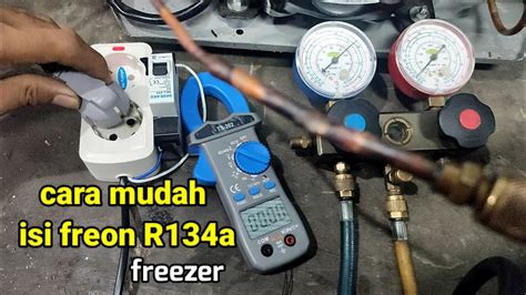 Cara Mudah Mengisi Freon R134a Di Lemari Es Pendingin Kulkas