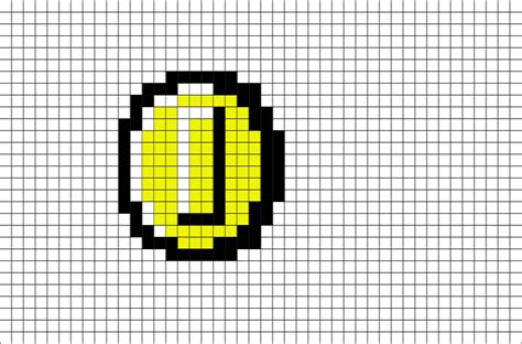 The image can be easily used for any free creative project. Coin Mario Pixel art - BRIK