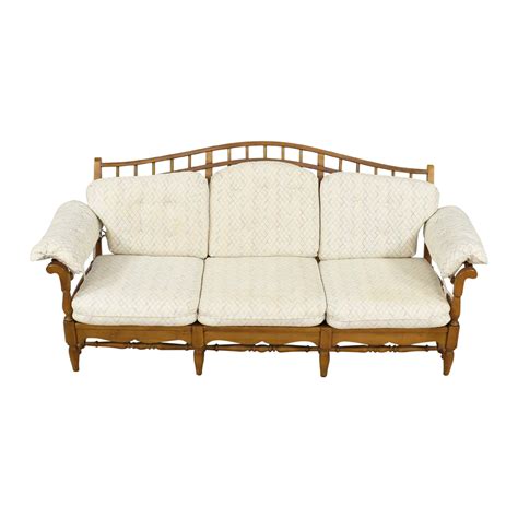 72 Off Ethan Allen Ethan Allen Vintage Spindle Back Upholstered Sofa