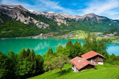 Lake Brienz, Switzerland jigsaw puzzle in Great Sightings ...