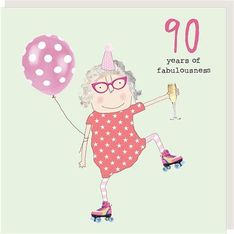 Make a scrapbook or album · 3. Rosie Made A Thing Fabulousness Female 90th Birthday Card ...