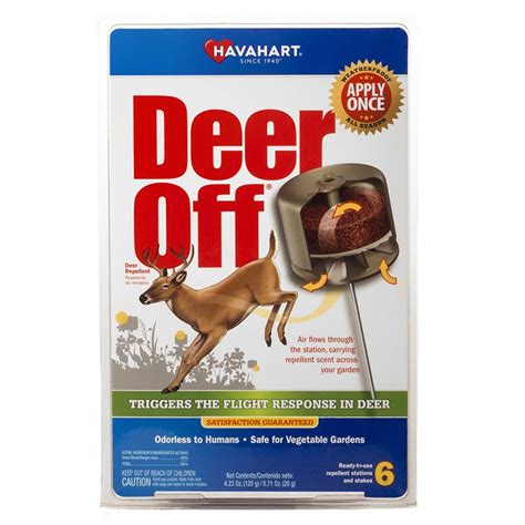 Deer Off Weatherproof Deer Repellent 6 Pack Havahart Do5600 B
