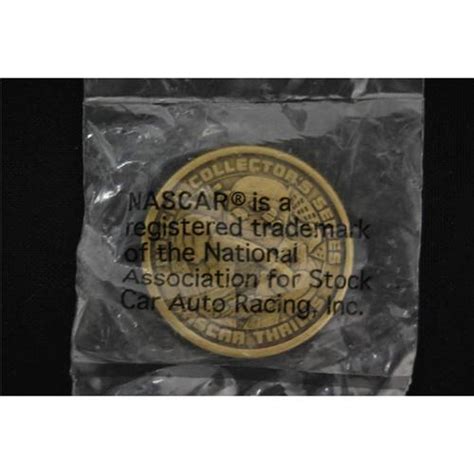 2 x 1 1/2 inches coin has some tarnishing on the. Nascar Coin - 1st Edition