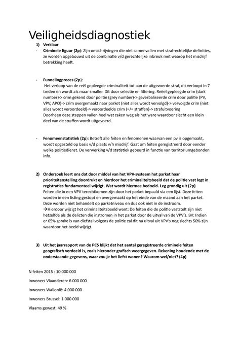 Tentamen 20 April 2019 Vragen En Antwoorden Veiligheidsdiagnostiek 1