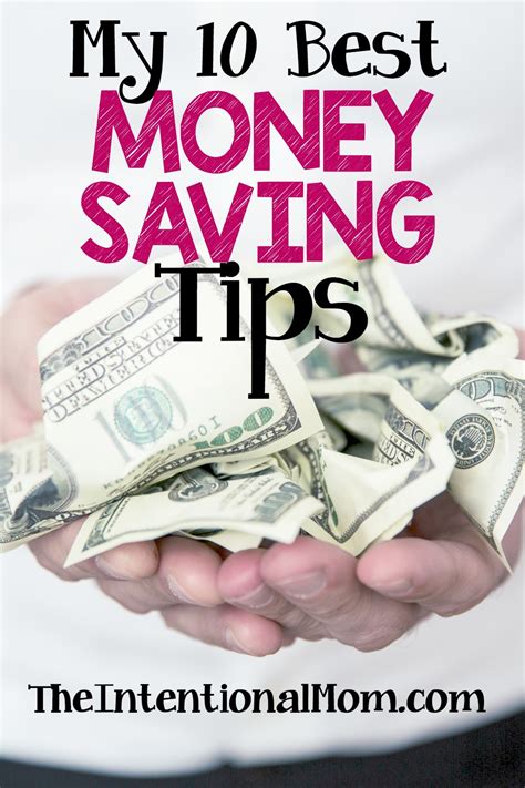 My 10 Best Money Saving Tips The Intentional Mom