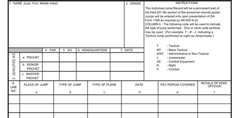 Da Form 1307 ≡ Fill Out Printable Pdf Forms Online