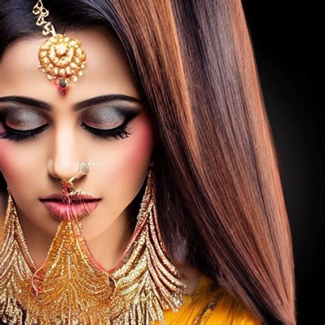 Indian Women Hair Smoothening Beautiful Hair Black Shadow Bac Arthub Ai