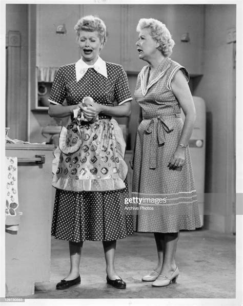 Lucille Ball Cries As Vivian Vance Tries To Console Her In The Photo
