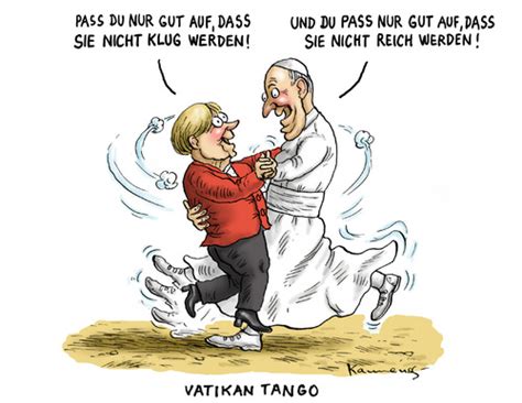 Vatikan Tango By Marian Kamensky Religion Cartoon Toonpool