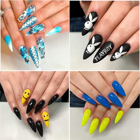 Top 30+ short stiletto nail designs you have to try in 2024