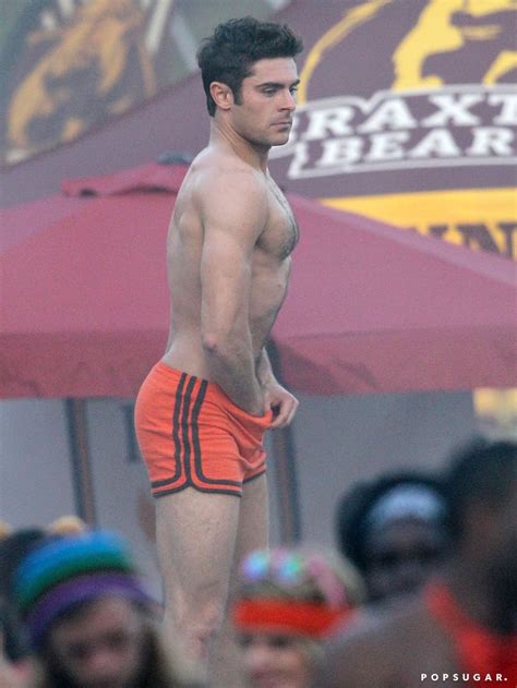 Zac Efron Grabbing His Bulge On The Set Of Neighbors Popsugar Celebrity Photo