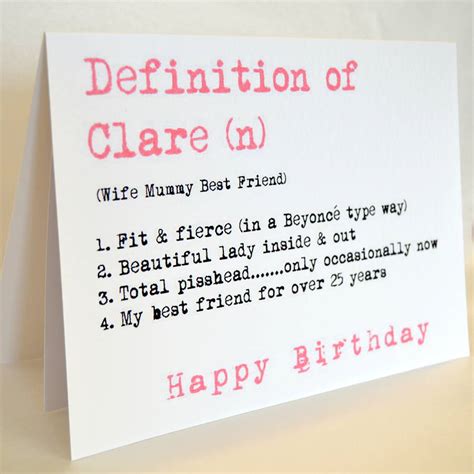 Word origin late middle english (in sense 3 of the noun): personalised definition birthday card by sew very english ...