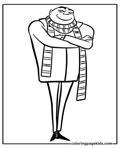 18 Free Printable Gru Coloring Pages For Kids