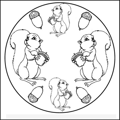 Hier findest du mandala vorlagen zum ausdrucken. 6 Beste Mandalas Eichhörnchen Malvorlagen Erwachsene ...