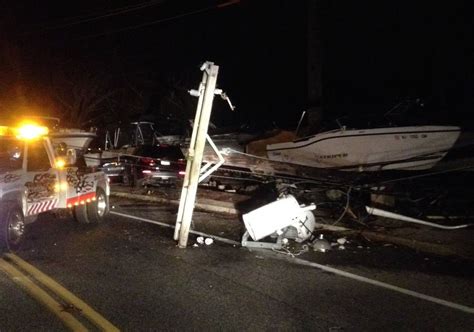 Over 40,000 fatal car accidents per year in the u.s. Drunk woman crashes car into boat in Toms River, police ...