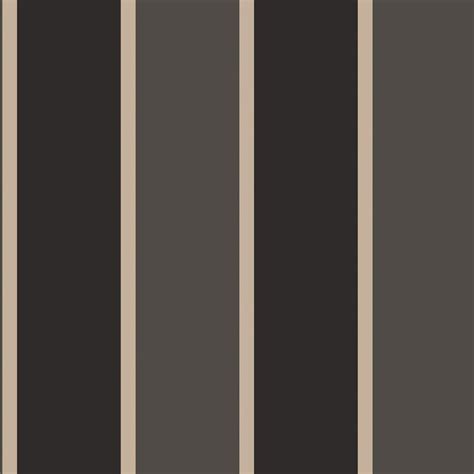 Galerie Smart Stripes 2 Wide Stripe Wallpaper G67544 Black Grey