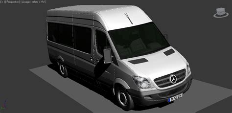 Maybe you would like to learn more about one of these? MERCEDES Sprinter 3D Model in Van and Minivan 3DExport