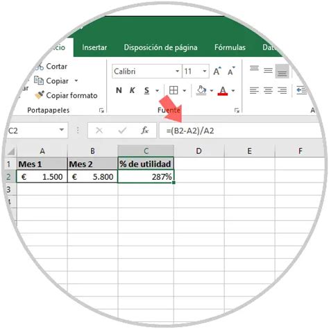 How To Calculate Percentage Increase In Excel 2019 2016