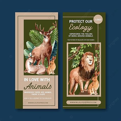 Zoo Flyer Design With Rabbit Template Download On Pngtree