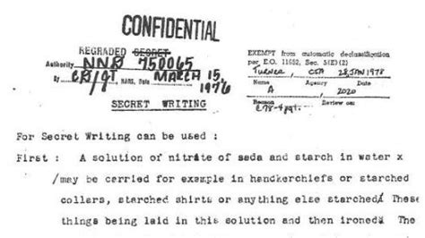 Cia Reveals Six Oldest Classified Documents Now We Can All Read Them